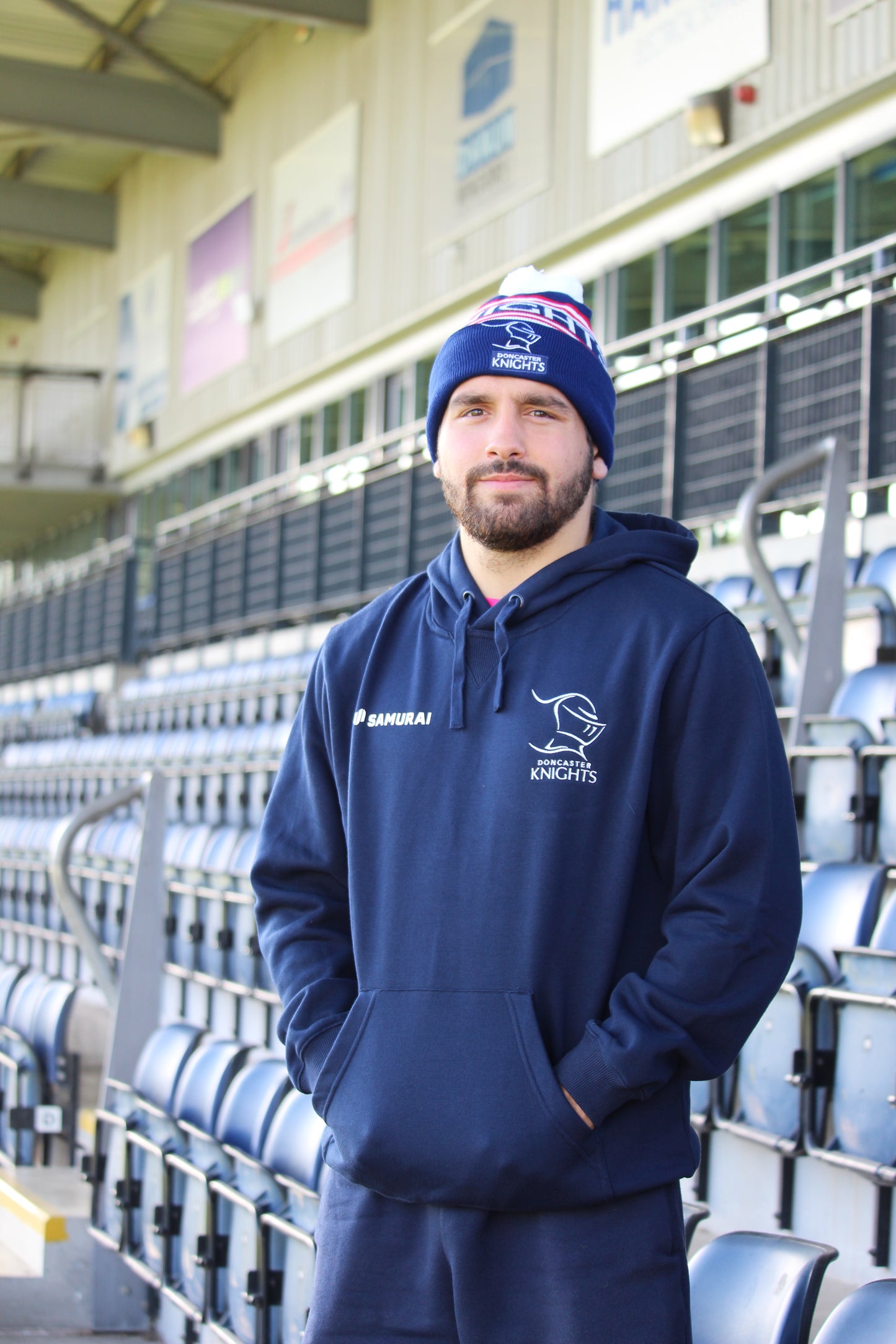 Navy Hoodie - Adult