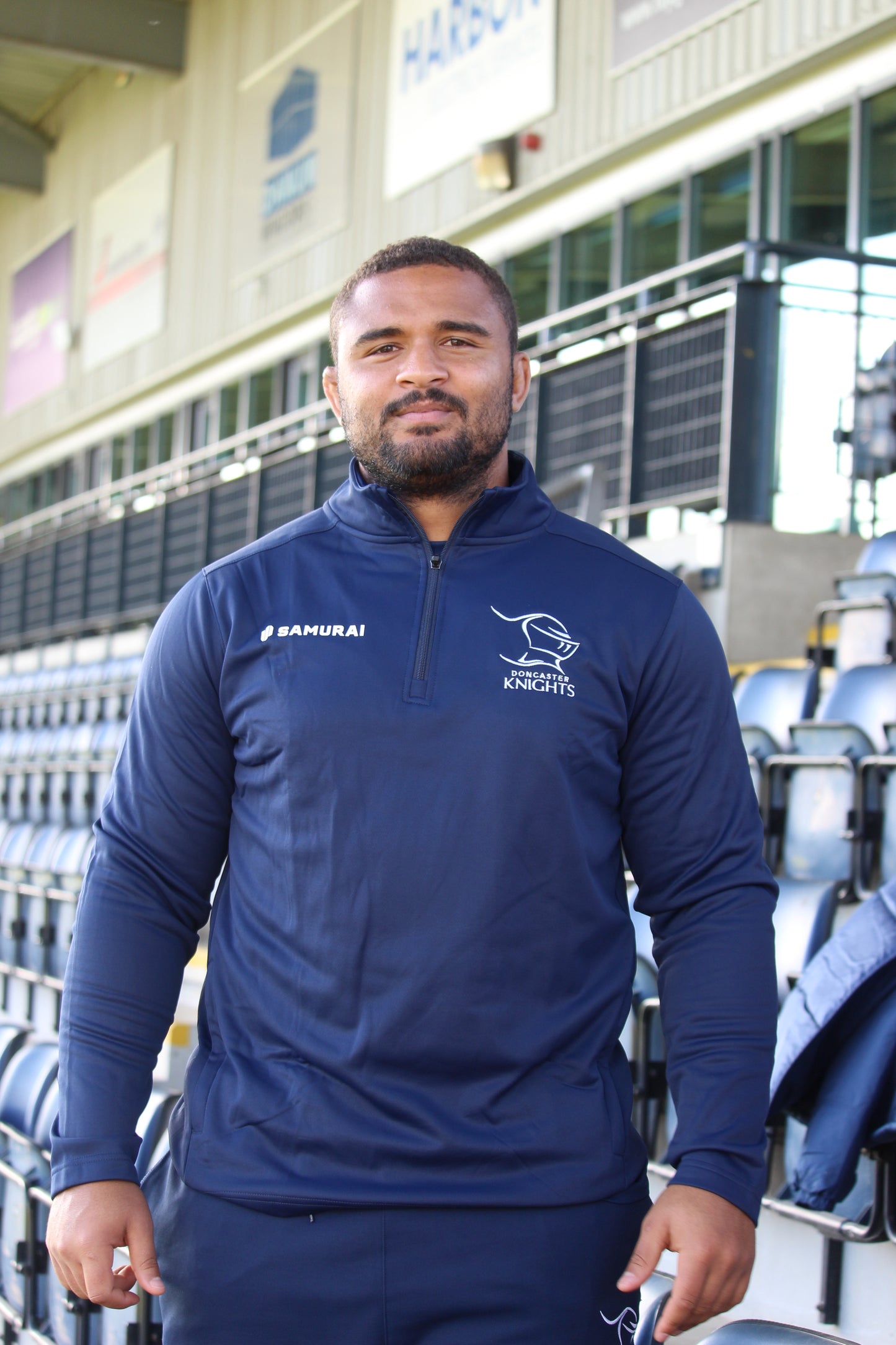 Navy 1/4 Zip - Adult