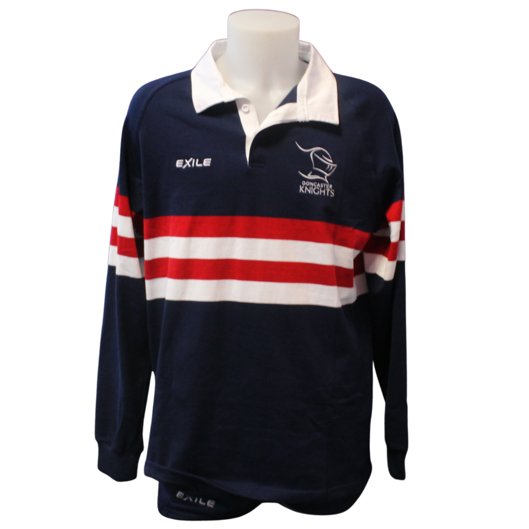 Knights Vintage Long Sleeve Navy Red and White (Kids)