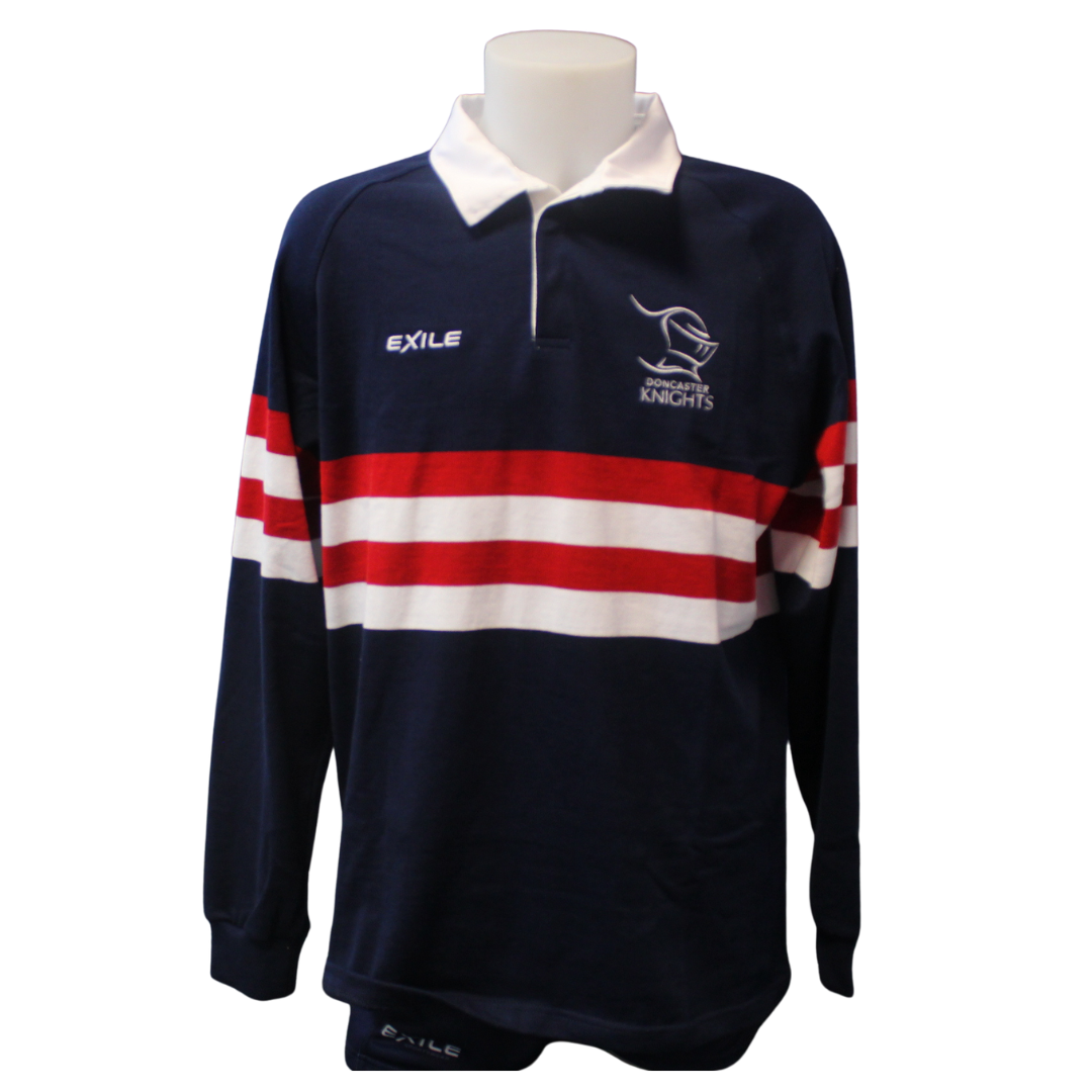 Knights Vintage Long Sleeve Navy Red and White (Kids)