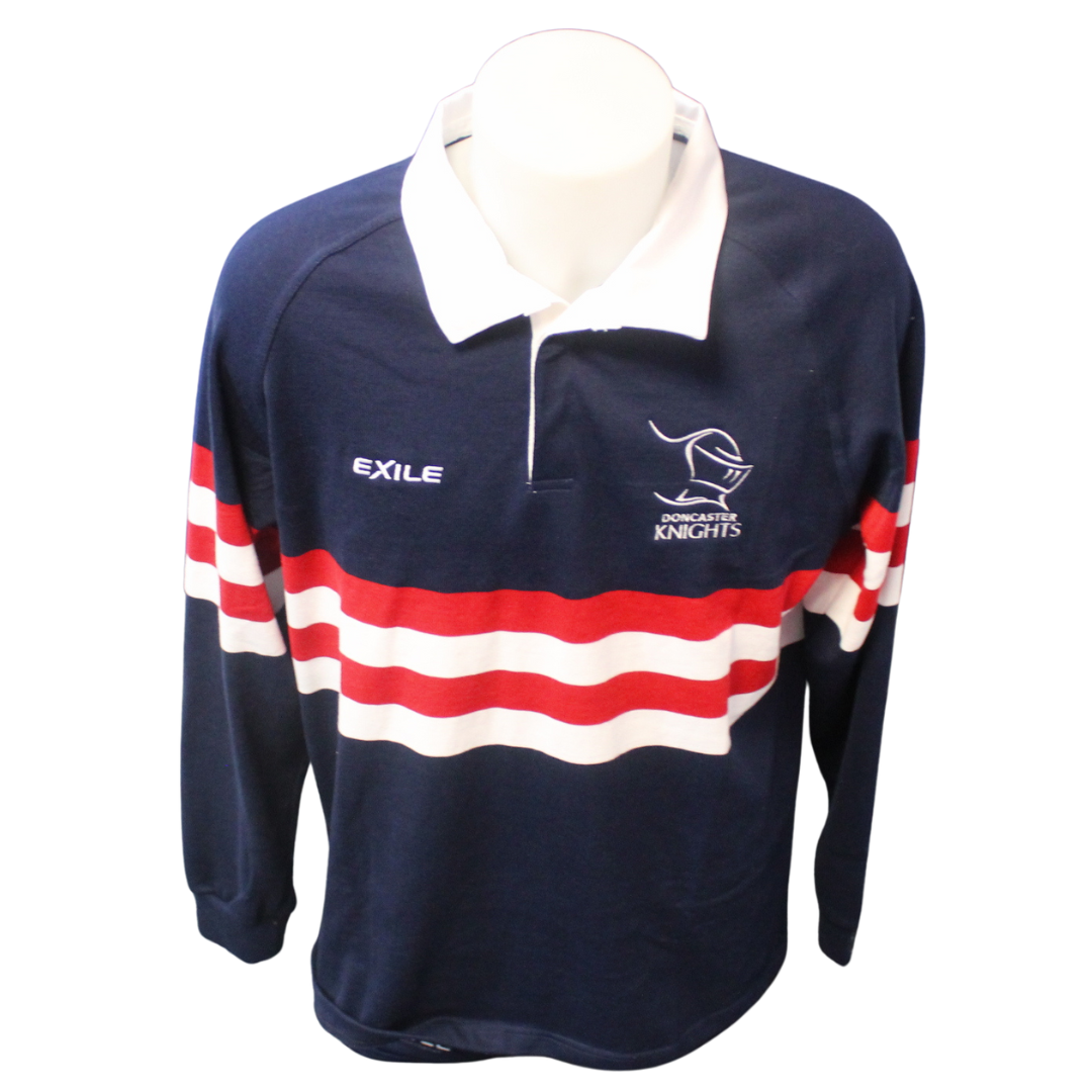 Knights Vintage Long Sleeve Navy Red and White (Kids)