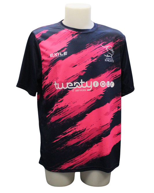 Kids Knights Training Tees (Navy/Pink)
