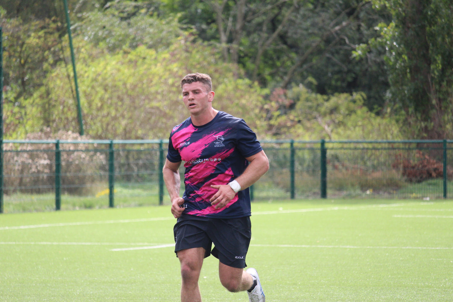 Knights Training Tees (Navy/Pink)