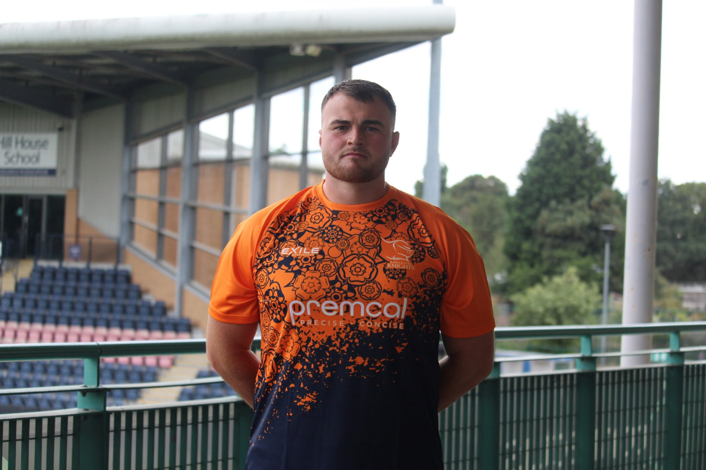 Adult Training Tee 2026-27 (Navy/Orange)