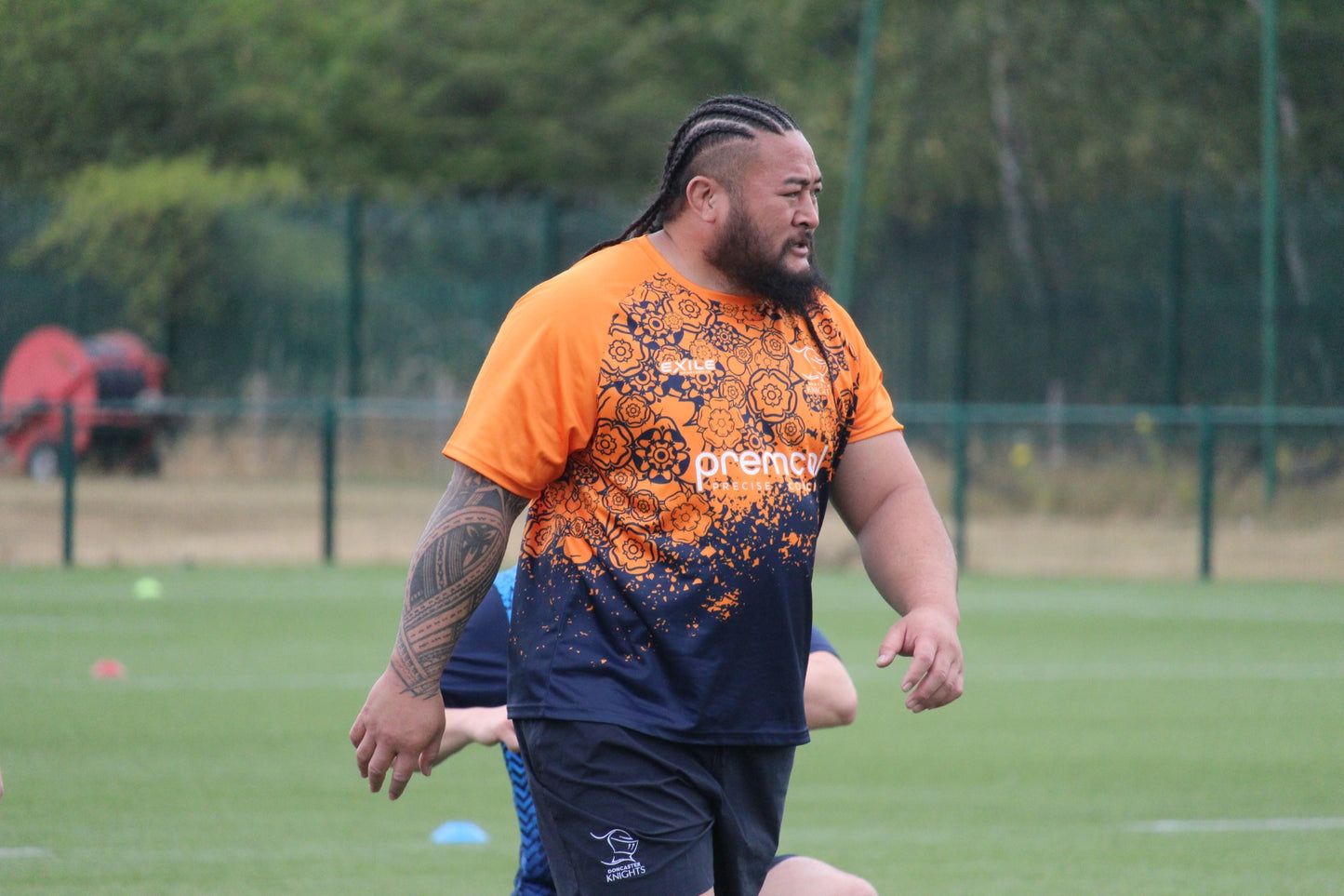 Adult Training Tee 2026-27 (Navy/Orange)